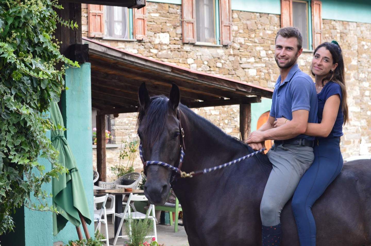 elena e pietro istruttori agriturismo cà del vento